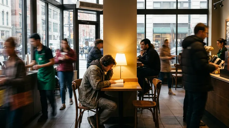 Selective spatial attention allows humans to focus on a single task while filtering out a chaotic environment.