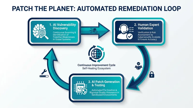 New initiatives aim to use AI not just to find bugs, but to automatically generate and test the corresponding patches.