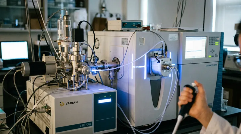 Researchers used mass spectrometry to confirm that hydrogen radicals were responsible for severing the carbon-fluorine bonds.