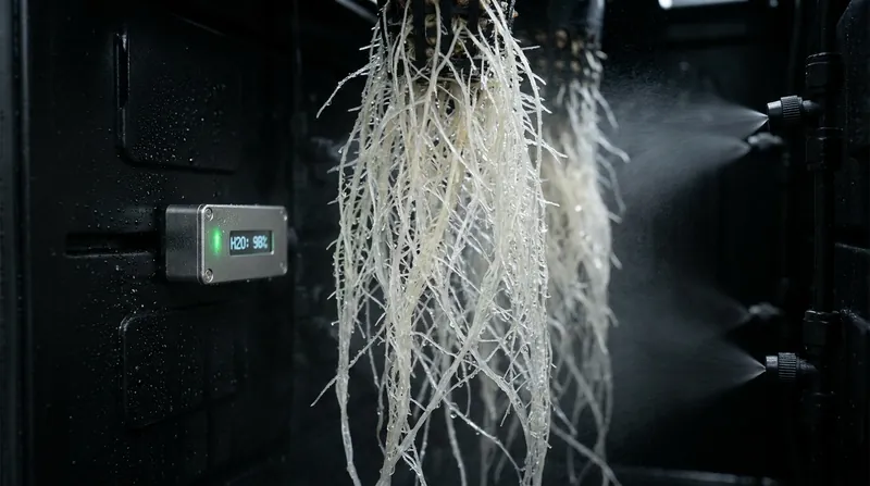 Sensors continuously monitor the root zone, allowing the AI to adjust pH and nutrient levels in real time.
