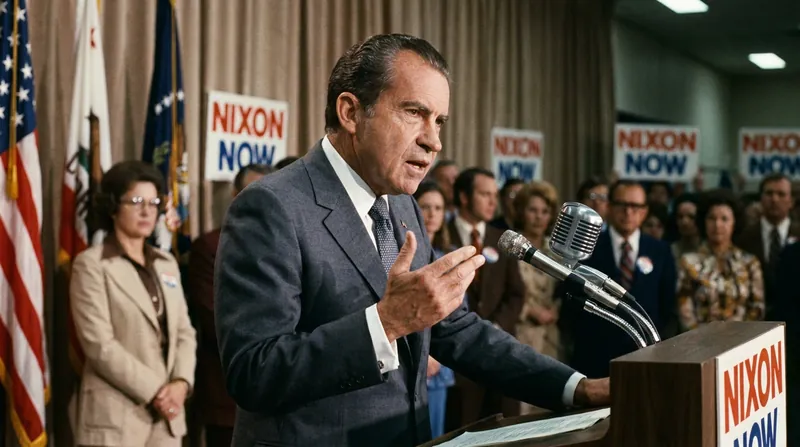President Richard Nixon resigned in 1974 following the Watergate scandal, an event Vance compared to the investigations into Donald Trump.