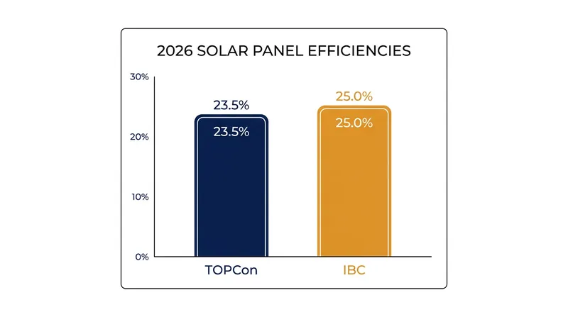 While TOPCon offers excellent efficiency, IBC pushes the physical limits of commercial silicon.