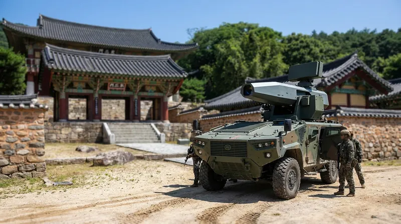 In addition to offensive drones, the military will deploy directed-energy weapons and microwave interceptors along the inter-Korean border.
