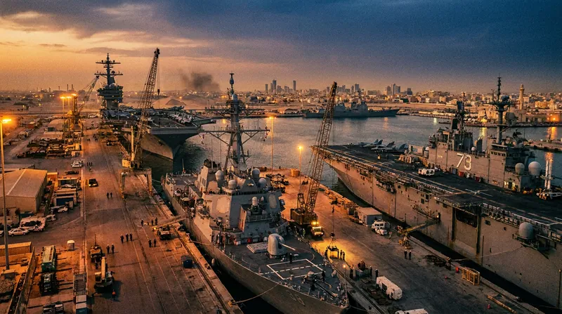 The U.S. Fifth Fleet coordinates all American naval operations across the Arabian Gulf, Red Sea, and Gulf of Oman.