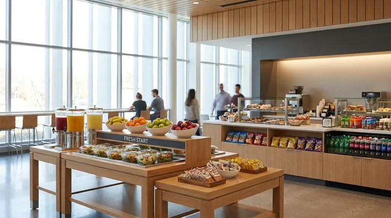 Choice architecture in action: placing healthier options at eye level is more effective than displaying nutritional information.