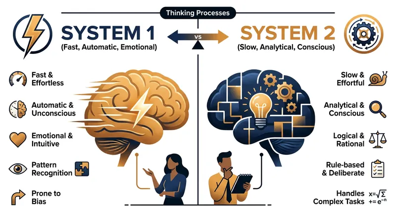 Information campaigns target System 2, but daily decisions are overwhelmingly governed by System 1.