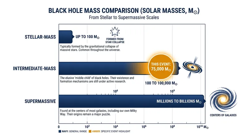Where intermediate-mass black holes fit into the cosmic scale.