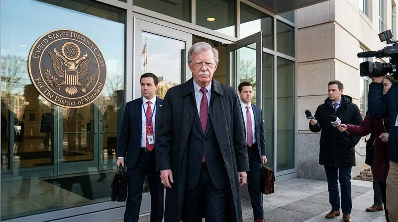 Prosecutors alleged Bolton transmitted highly classified diary entries to his family via an unsecured AOL email account, which was later hacked.