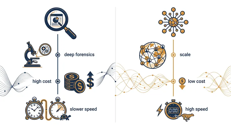 Platforms are increasingly replacing professional verification contracts with scalable, crowdsourced models.