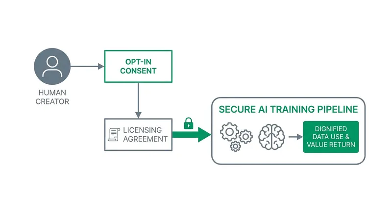 Advocates hope the lawsuit will force the industry toward an opt-in, licensed model for AI training data.