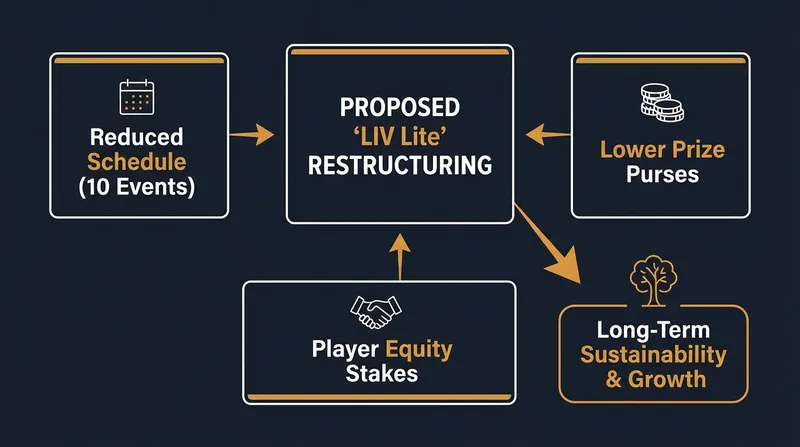 To attract private equity, LIV Golf is reportedly proposing a leaner operational model for 2027.