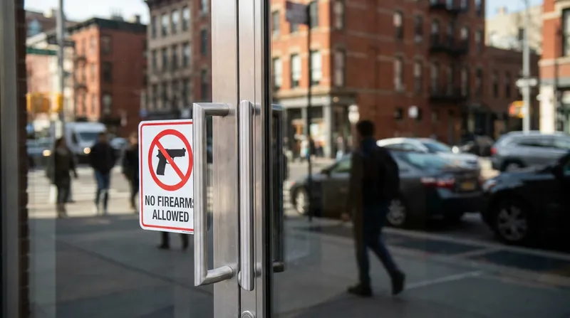 Business owners who wish to keep their premises gun-free must now explicitly post signage at their entrances.