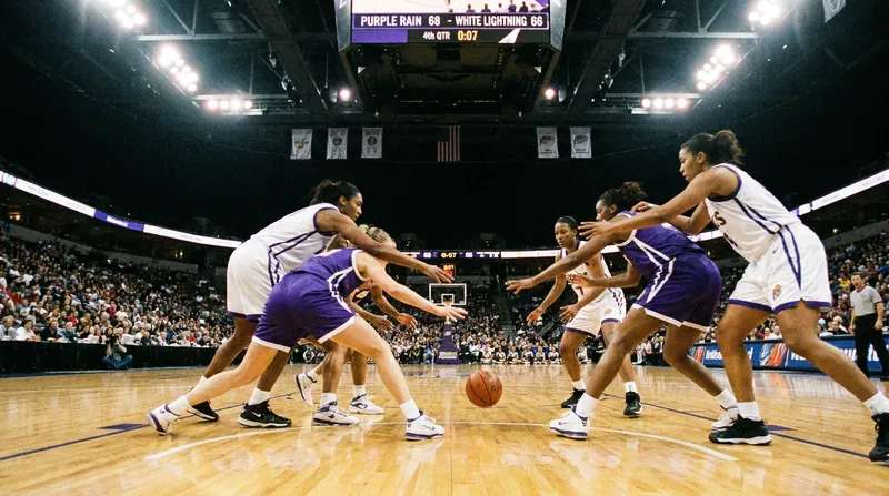 High-intensity scrambles for loose balls often lead to physical contact that requires post-game league review.