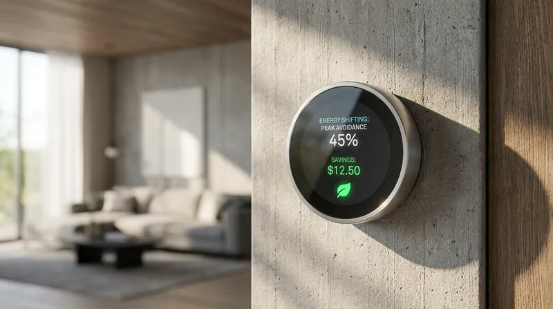 Connected thermostats use machine learning to predict household thermal retention, allowing them to coast through peak pricing hours.