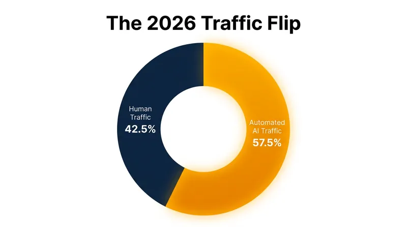 For the first time in history, automated systems account for the majority of global web requests.