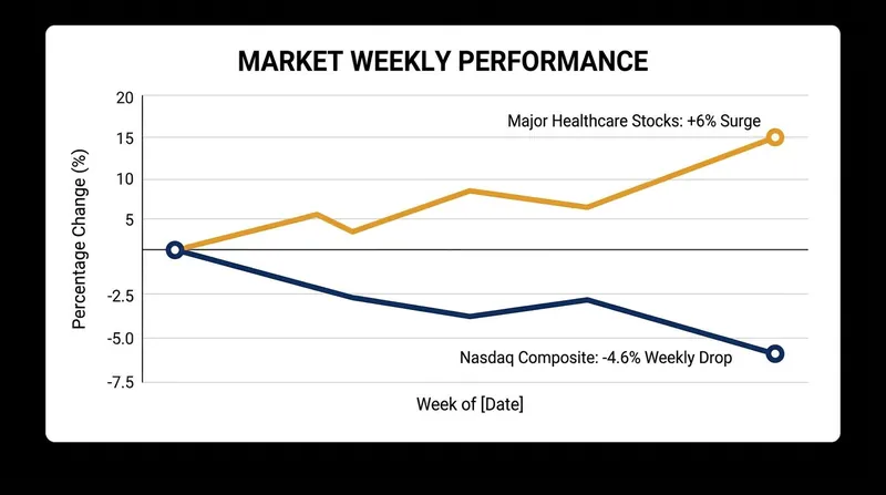 As tech stocks faced their worst week of the year, healthcare emerged as a primary haven for institutional capital.