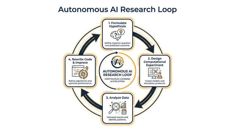 How Mirendil's proposed autonomous researcher iterates on its own findings.