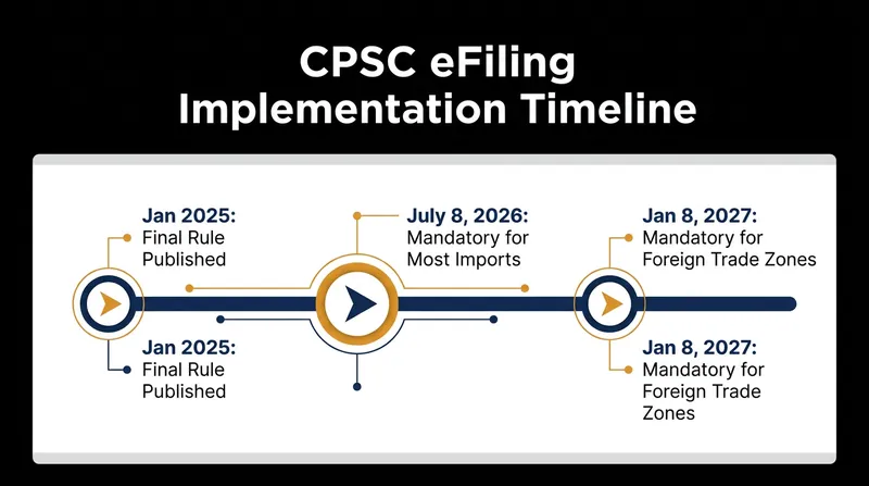 The phased rollout gives Foreign Trade Zones an additional six months to comply with the new data requirements.