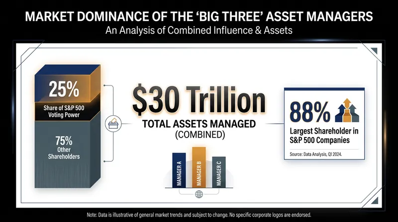 The scale of passive investing has concentrated unprecedented voting power in three asset management firms.