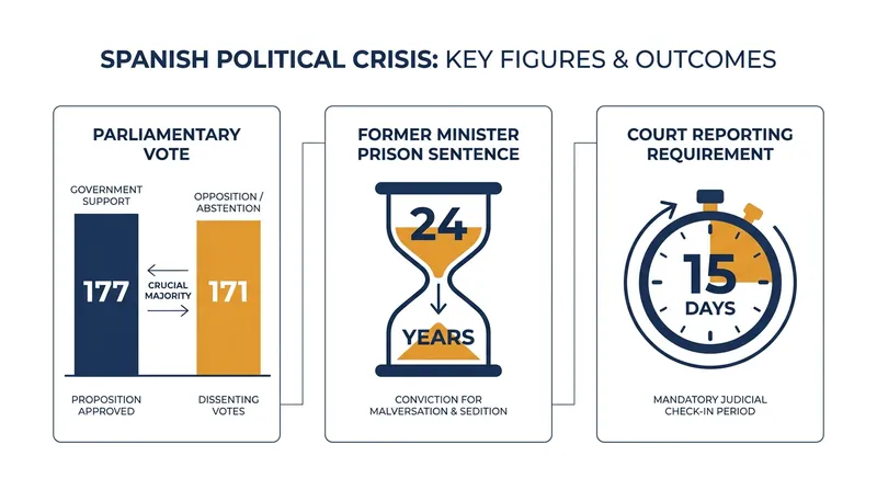 The numbers defining the political crisis surrounding the Moncloa Palace.