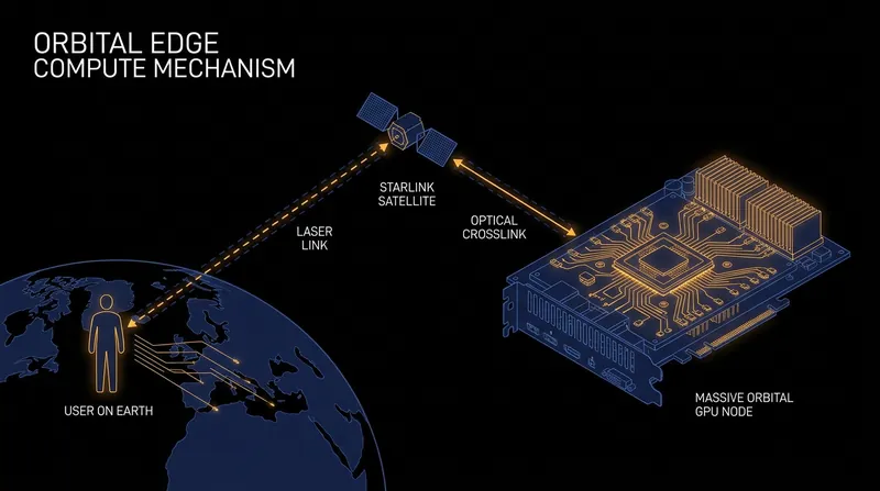 How Starlink's laser mesh network enables low-latency orbital AI inference.