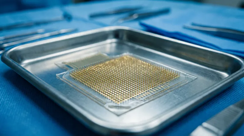 High-density microelectrode arrays capture neural activity in 80-millisecond increments.