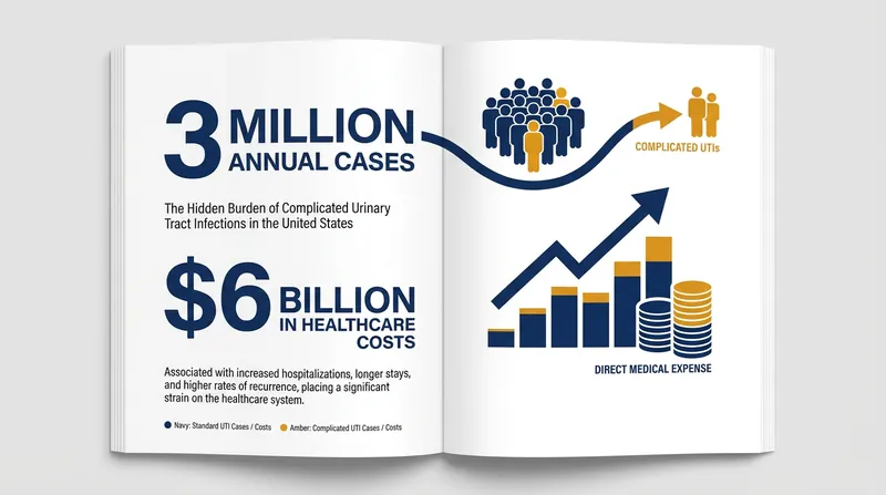 Complicated urinary tract infections place a massive clinical and economic burden on the U.S. healthcare system.