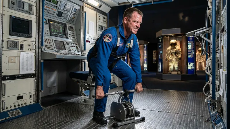 Astronauts must maintain enough functional strength to egress the capsule unassisted upon returning to Earth.