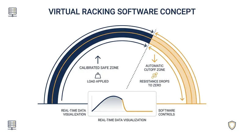 Virtual racking eliminates the danger of dropping heavy weights in microgravity.