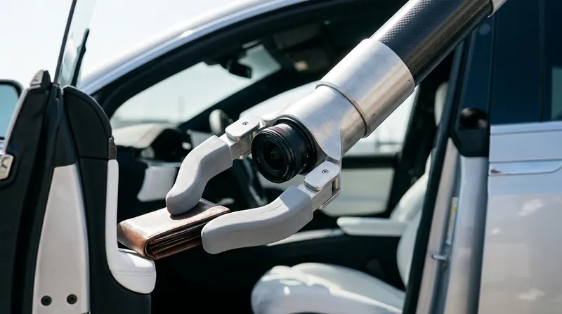 Vision-language-action models allow the robotic arms to perform smart triage, such as retrieving lost items or vacuuming spills.