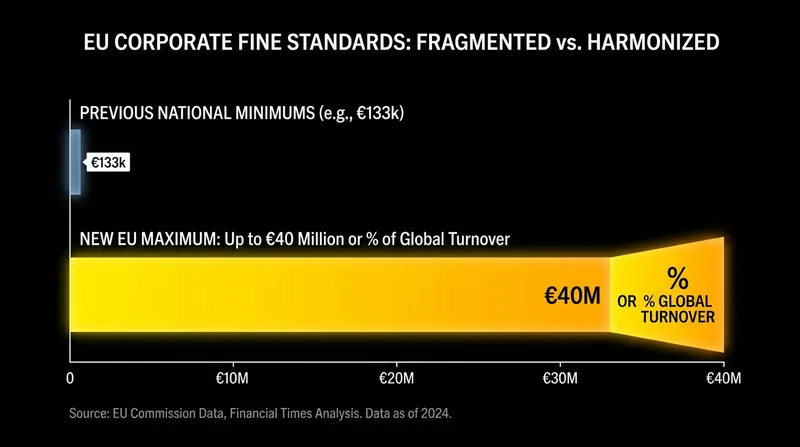 Corporate financial exposure has increased exponentially under the harmonized rules.