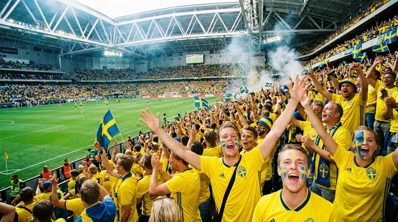 Swedish supporters have seen their team transformed from qualifying strugglers to tournament dark horses.