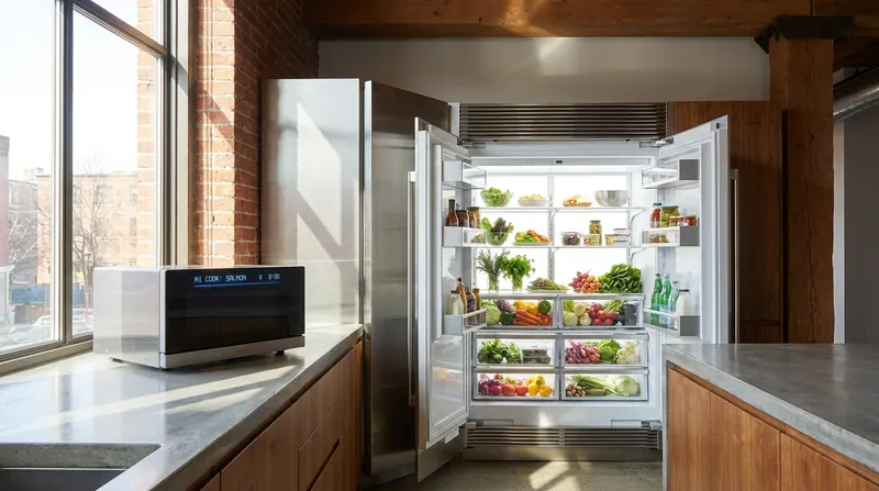 Full-panel LED light walls eliminate dark corners, ensuring produce is visible and less likely to be forgotten.