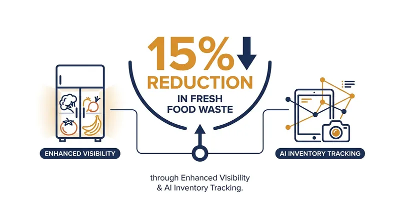 Enhanced visibility and automated inventory tracking have a measurable impact on reducing household food waste.