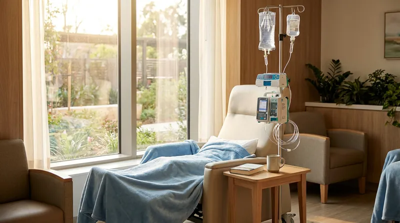 The new targeted therapy is administered as an intravenous infusion once every three weeks.