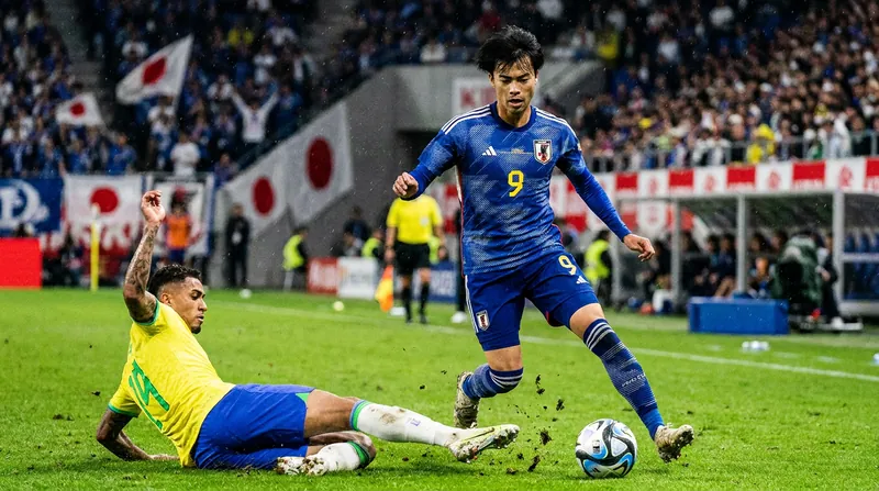 Japan's inverted wingers are crucial to breaking down deep defensive blocks.