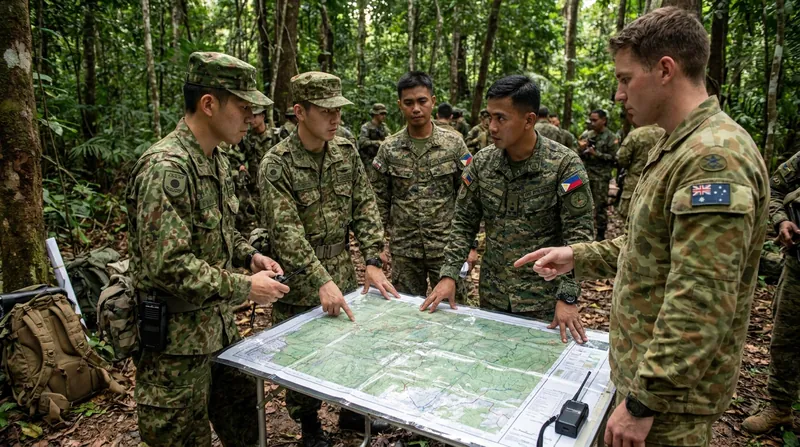 Japanese Self-Defense Forces deployed on Philippine territory during the 2026 Balikatan exercises, a first since World War II.