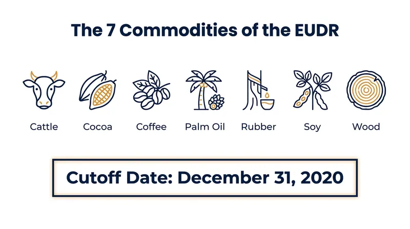 The regulation covers seven core commodities and their derived products.