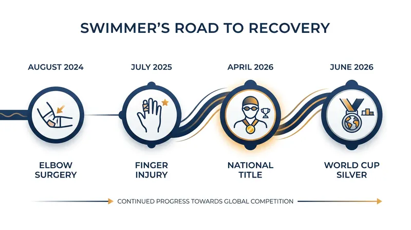 Paltrinieri's road to recovery spanned two major upper-body skeletal injuries.