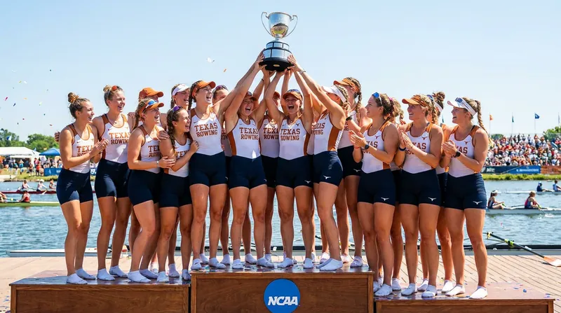 Texas celebrates its fourth national championship in the last six years.