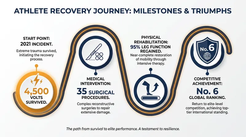 The grueling numbers behind Innes-Irons' decade-long rehabilitation and return to elite sport.
