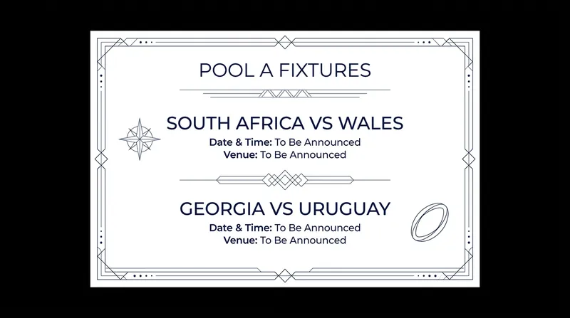 The tournament dynamics will shift as South Africa prepares to face a formidable Welsh side in their next Pool A fixture.