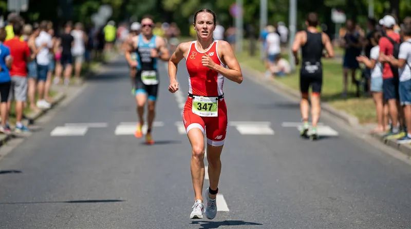 A blistering 16:48 5km run split secured Ridenour's victory at the 2026 Oceania Triathlon Cup.