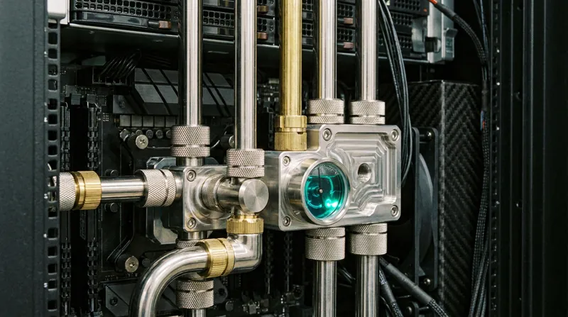 Advanced liquid cooling systems have become a mandatory component for managing the intense heat generated by AI chips.