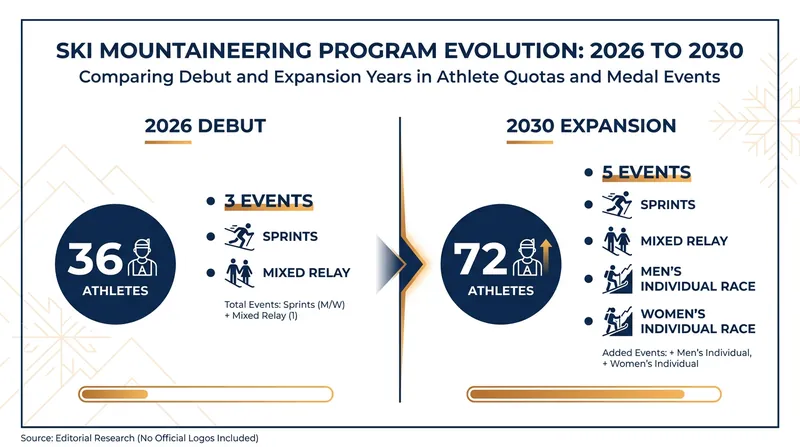The IOC has doubled the athlete quota and expanded the medal events for the sport's sophomore Olympic appearance.