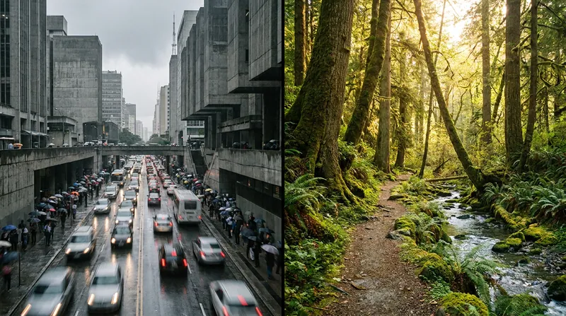 Forest environments rapidly shift the autonomic nervous system from fight-or-flight to rest-and-digest dominance.