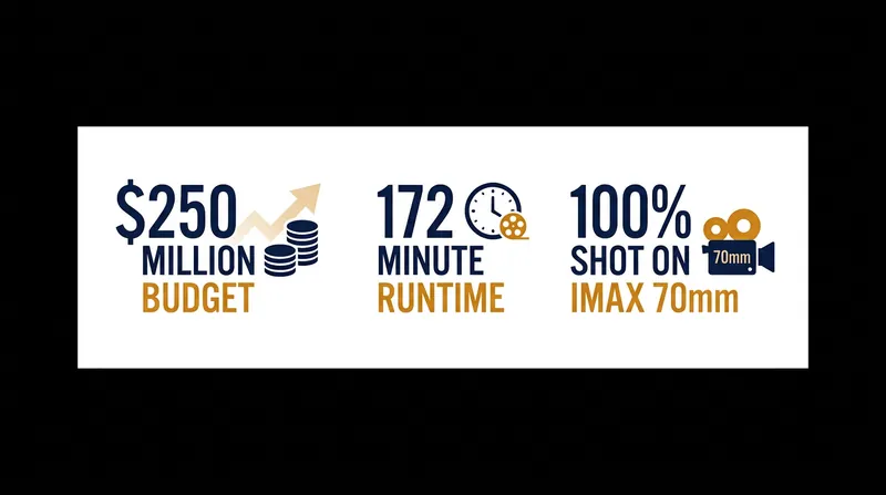 The massive scale of Christopher Nolan's upcoming epic.