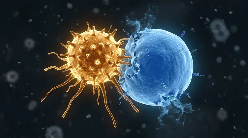 Engineered T-cells act as precision assassins, hunting down the specific cells responsible for autoimmune attacks.