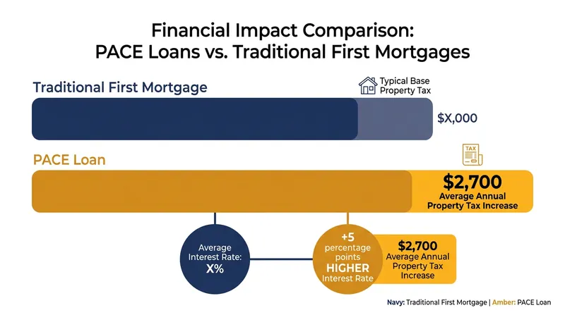 CFPB research found that PACE loans dramatically increased property tax burdens, often at higher interest rates than traditional financing.
