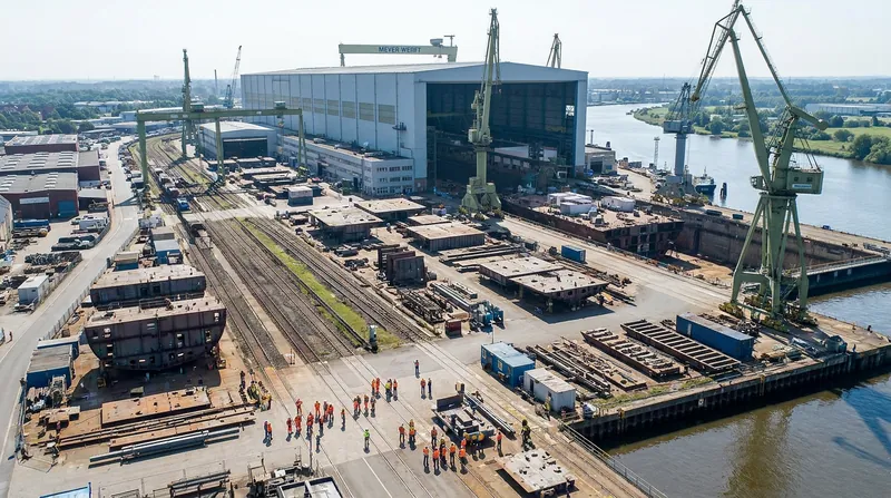The massive order secures production capacity at Germany's legendary Meyer Werft shipyard well into the 2030s.